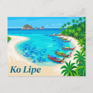 Ko Lipe Thailand Postcard