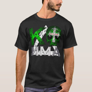 KO MMA Skull and Kombat Kross Dark T T-Shirt