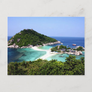 Ko Nang Yuan Island in Thailand Postcard