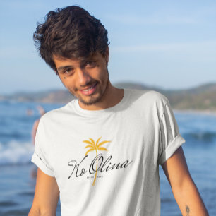 Ko Olina Beach, Oahu Minimal Vintage Style T-Shirt