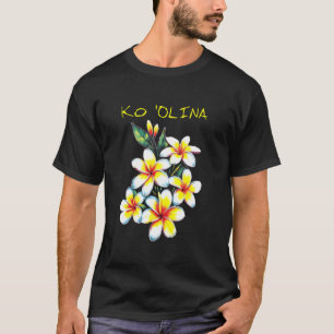 Ko 'Olina Oahu Hawaii Fragrant Plumeria Flowers Fl T-Shirt