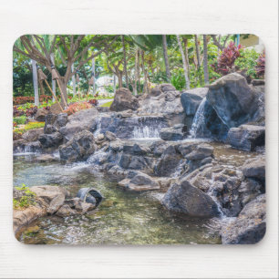 Ko Olina O'Ahu Hawaii Waterfall Mouse Mat
