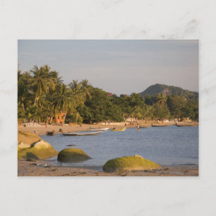 Ko Phangan, Thailand. Outside the hectic island Postcard