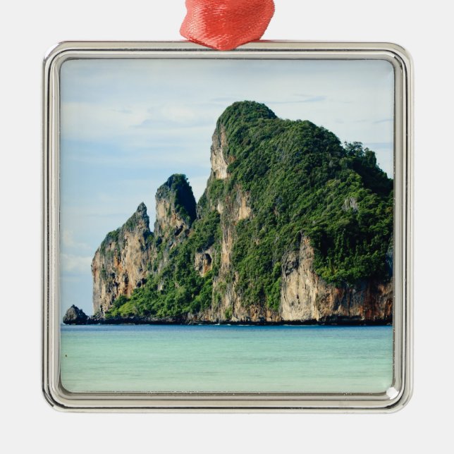 Ko Phi Phi Island on Andaman Sea, Krabi Metal Tree Decoration (Front)