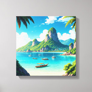 Ko Samui Thailand beach Canvas Print