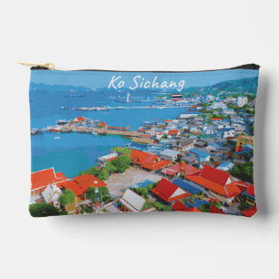 Ko Sichang, Thailand - Vibrant Harbour View Accessory Pouch