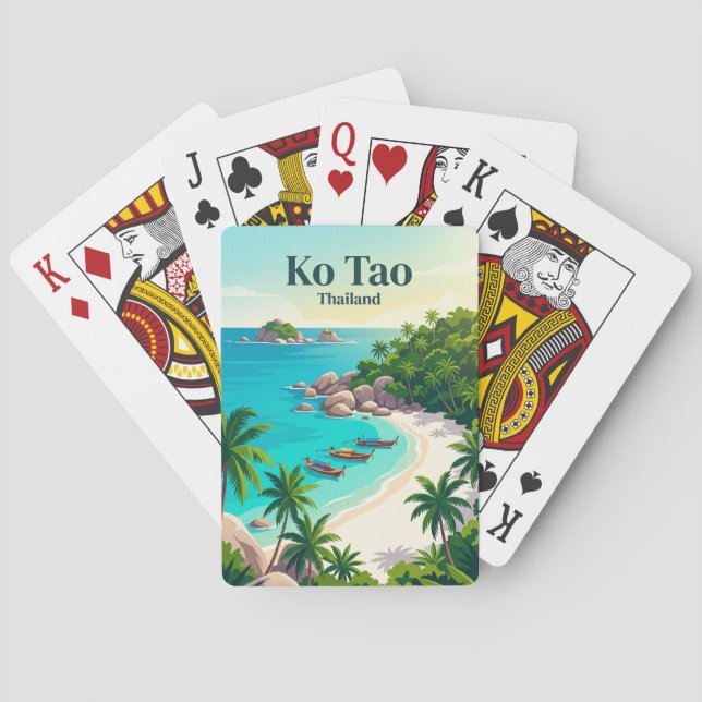 Ko Tao Thailand Playing Cards (Back)
