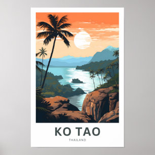 Ko Tao Thailand Travel Print