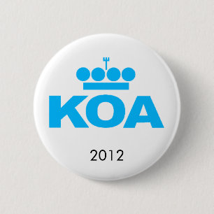 KOA 2012 6 CM ROUND BADGE