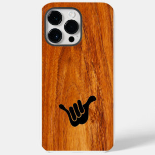 Koa wood iPhone 14 pro max case
