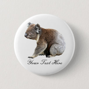 Koala 6 Cm Round Badge