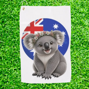 Koala A Little Piece of Australia Golf Towel