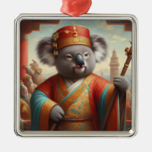 Koala Ancient China Metal Tree Decoration