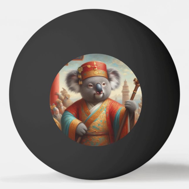 Koala Ancient China Ping Pong Ball (Front)