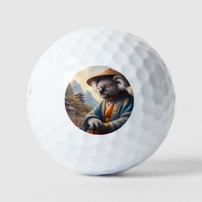 Koala Ancient Japan Golf Balls (Front)