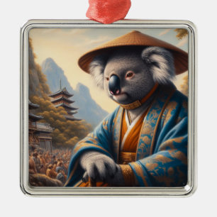 Koala Ancient Japan Metal Tree Decoration