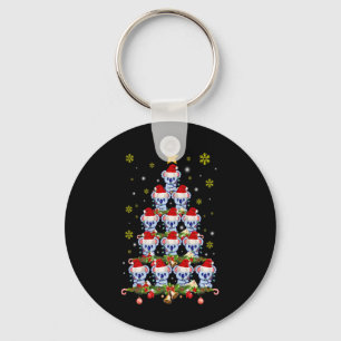 Koala Animal Xmas Koala Christmas Tree T Shirt  Key Ring