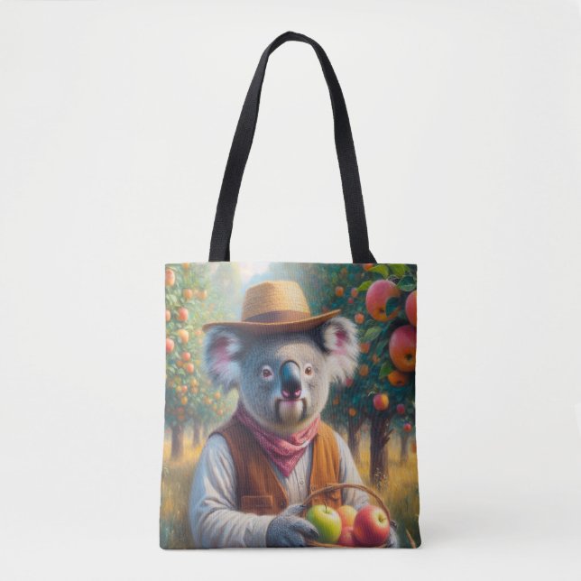 Koala Apple Orchard Tote Bag (Front)