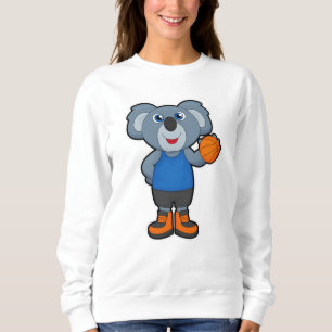 Koala as Basketball player with Basketball Sweatshirt