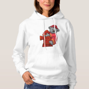 Koala as Firefighter with Fire hydrant Hoodie