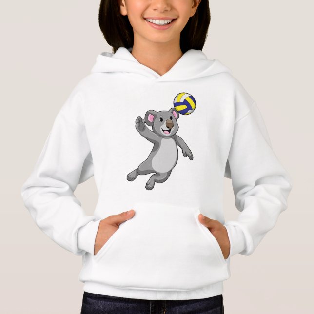 Koala as Volleyball player with Volleyball (Front)