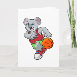 Koala at Basketball Sports Card