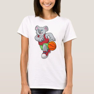 Koala at Basketball Sports T-Shirt