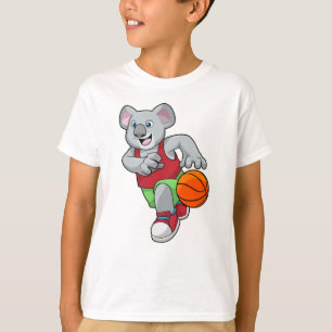 Koala at Basketball Sports T-Shirt