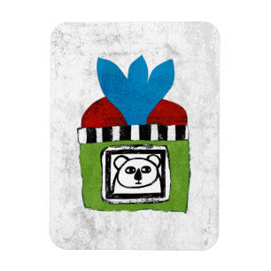 Koala At Home Refrigerator Magnet