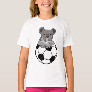 Koala at Soccer Sports T-Shirt