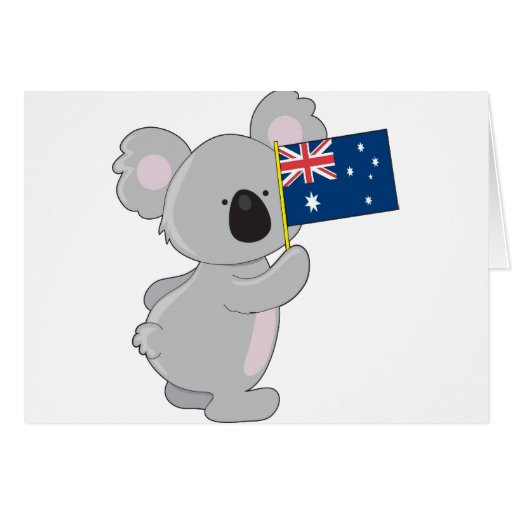 Image of Koala Australian Flag