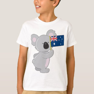 Koala Australian Flag T-Shirt