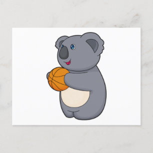Koala Basketball player Basketball Postcard