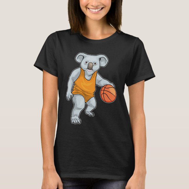 Koala Basketball player Basketball T-Shirt (Front)