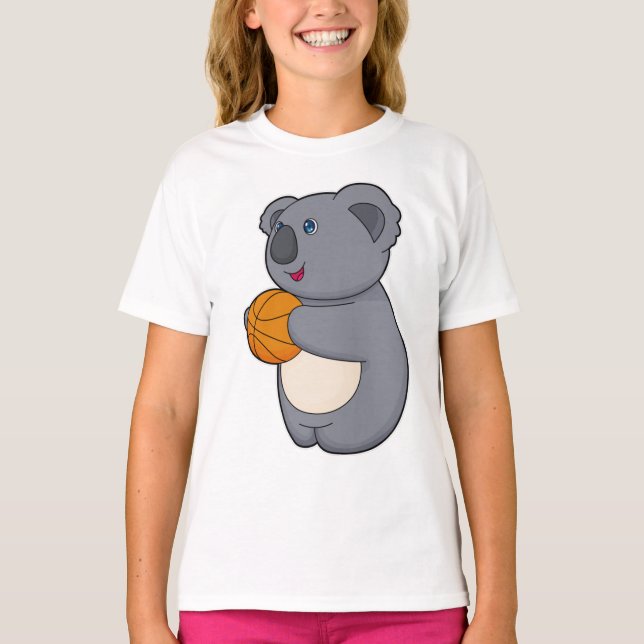 Koala Basketball player Basketball T-Shirt (Front)