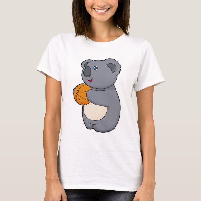 Koala Basketball player Basketball T-Shirt (Front)