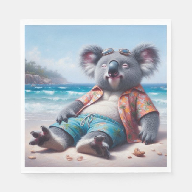 Koala Beach Napkin (Front)
