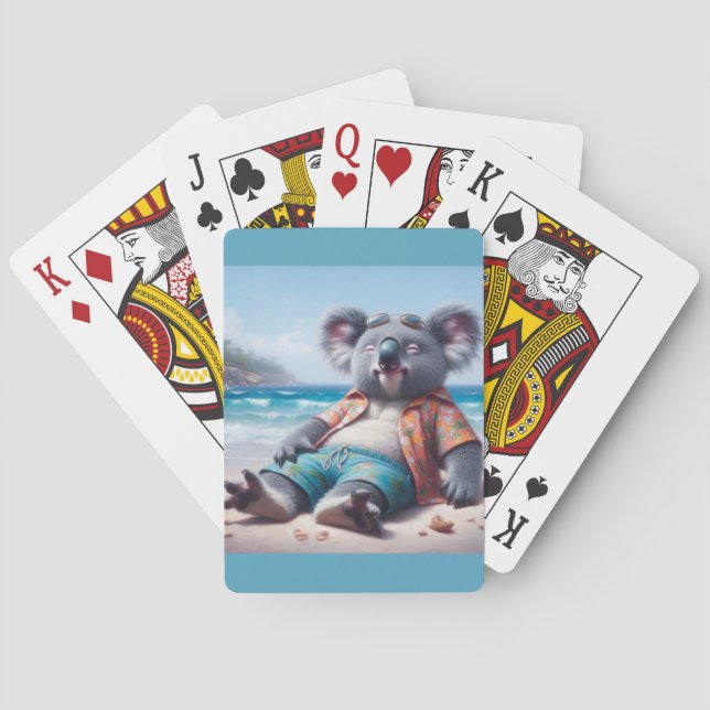 Koala Beach Playing Cards (Back)