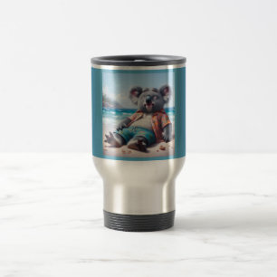 Koala Beach Travel Mug
