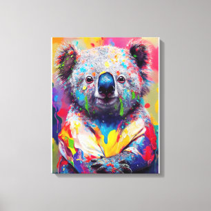 Koala Bear Animal Discovery Adventure Nature Canvas Print