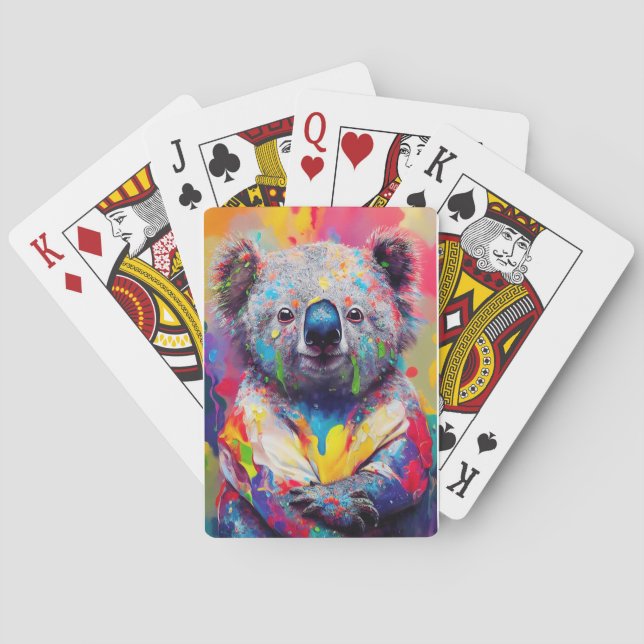 Koala Bear Animal Discovery Adventure Nature  Playing Cards (Back)