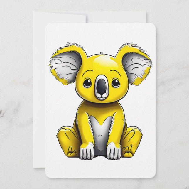 Koala Bear Art Card (Front)