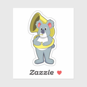 Koala bear at Music with Saxophone.PNG