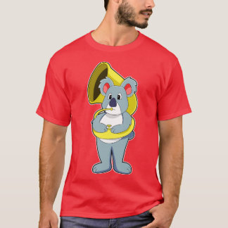 Koala bear at Music with Saxophone T-Shirt