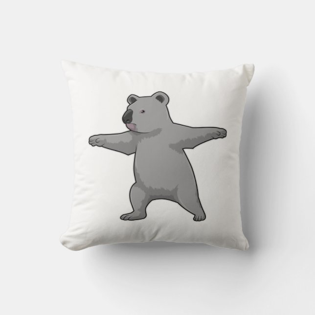 Koala bear at Yoga Fitness Cushion (Front)