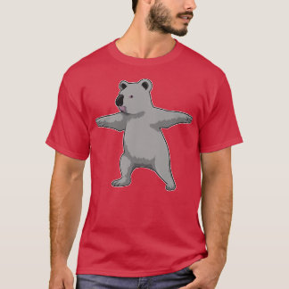 Koala bear at Yoga Fitness T-Shirt