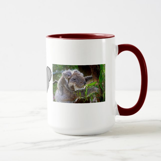 Koala Bear Aussi Safari Peace Love Nature Destiny Mug (Right)
