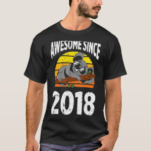 Koala Bear Awesome Since 2018 4th Birthday 4 Years T-Shirt