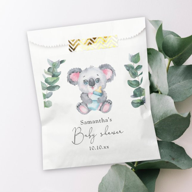 Koala Bear Baby Shower Favour Bags (Creator Uploaded)