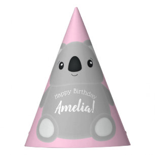 Koala Bear Birthday Party Hat